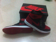 Jordan 1 High Black Red Men's Basketball Shoes 555088-123