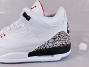 Jordan Air Jordan 3 Retro White Red Elephant Print Sneakers