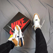 Jordan Legacy 312 High-Top Basketball Shoes, White Tan Navy