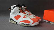 Air Jordan 6 Gatorade White Orange Basketball Sneakers