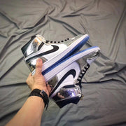 Jordan Air Jordan 1 Pass The Torch High-Top Sneakers Silver White
