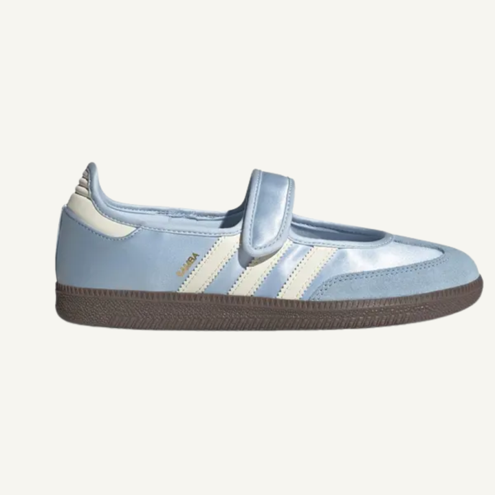 Adidas Originals Women's Crystal Sky Blue Samba Jane Shoes, IH9206