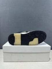 Off-White Out Of Office Low-Top Sneakers Black White OMAI89C99LEA0070110
