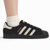 Adidas Originals Women's Black Superstar Sneakers, IE6525
