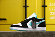 Jordan 1 Low White Island Green Black Sneakers CQ9828-131