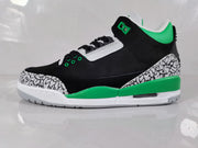 Jordan Air Jordan 3 Black Green Elephant Print Sneakers