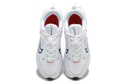 Nike Air Max White and Red Running Sneakers