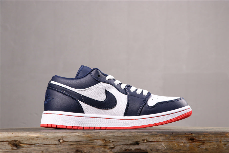 Air Jordan 1 Low Midnight Blue Sneakers 553558-481