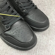 Air Jordan 1 Mid Sneakers, Black