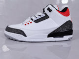 Air Jordan 3 Retro SE White Cement Fire Red Sneakers