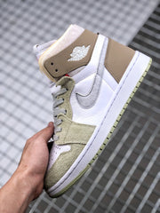 Jordan 1 Zoom CMFT Olive Aura Sneakers CT0979-102