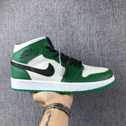 Jordan Air Jordan 1 Mid Celtics White Green Black Sneaker 852542-301
