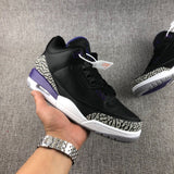 Jordan Air Jordan 3 Court Purple Black Sneakers CT8532-050