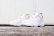 Jordan Air Jordan 11 Platinum Tint White High-Top Sneakers