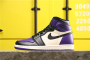 Air Jordan 1 Retro High OG Court Purple Sneakers 555088-501
