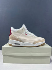 Jordan Air Jordan 3 Retro Jumpman Year of the Horse Sneakers Cream Red IR0910-400