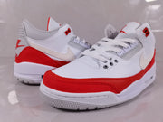 Air Jordan 3 Retro White Red Sneakers