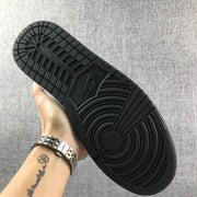 Air Jordan 1 High Black and White Sneakers 554724-113