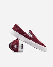 Cons One Star CC Slip On Deep Burgundy