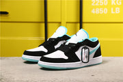 Jordan 1 Low White Island Green Black Sneakers CQ9828-131