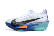 Nike ZoomX Running Shoes, White Blue and Orange