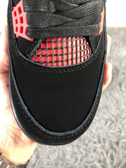Jordan Air Jordan 4 Tattoo Black Red Sneakers CT8527-016
