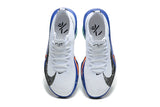 Nike ZoomX Running Shoes, White Blue and Orange