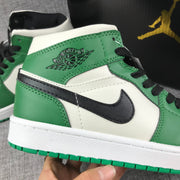 Jordan Air Jordan 1 Mid Celtics White Green Black Sneaker 852542-301