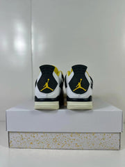 Jordan Air Jordan 4 Vivid Sulfur Sneakers White Yellow AQ9129-101