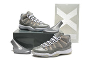 Jordan Air Jordan 11 Retro High-Top Basketball Shoes Grey
