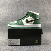 Jordan Air Jordan 1 Mid Celtics White Green Black Sneaker 852542-301
