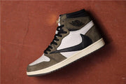 Air Jordan 1 High OG TS SP Sneakers, Brown and White, CD4487-100