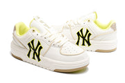 MLB New York Yankees White Platform Sneakers