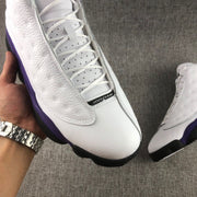 Jordan Air Jordan 13 Lakers Sneakers White Purple 414571-105