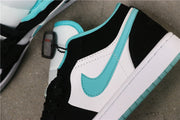 Jordan 1 Low White Island Green Black Sneakers CQ9828-131
