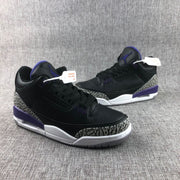 Jordan Air Jordan 3 Court Purple Black Sneakers CT8532-050