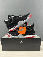 Jordan Air Jordan 4 Retro Bred Black Red Sneakers IX8180-001