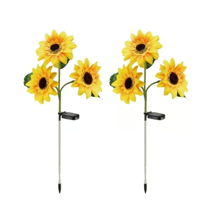 Solar Sunflower Lights