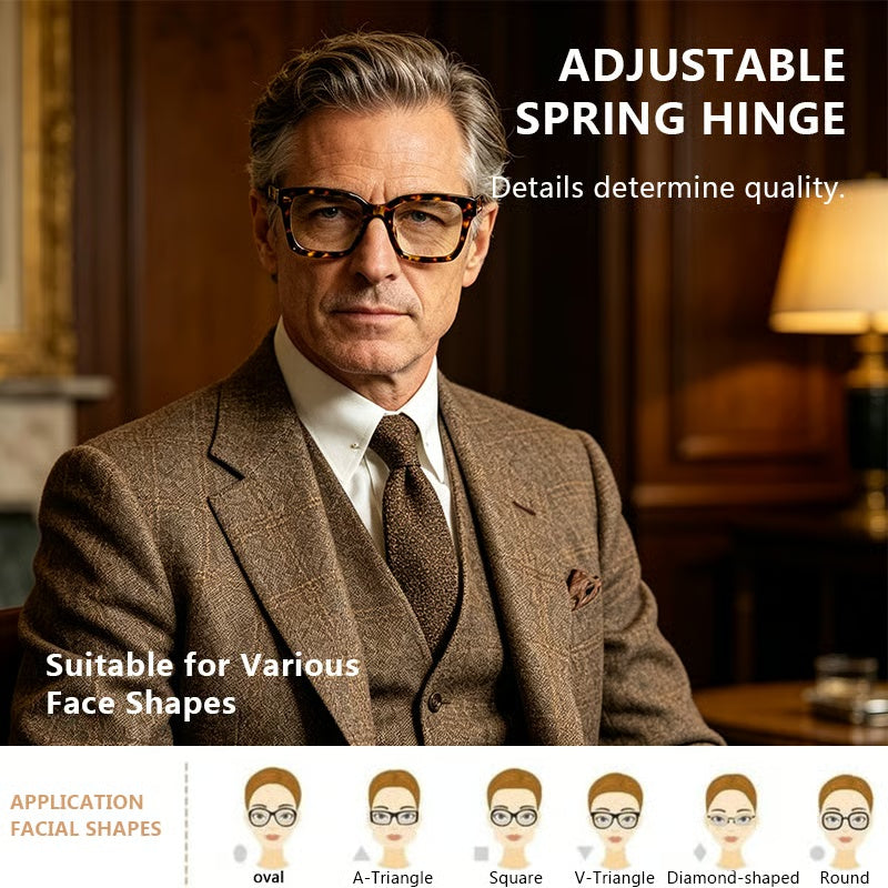 ✨👓Tortoiseshell Reading Glasses – Blue Light Blocking Oversized Square Readers