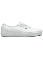 Vans Mens White Authentic Canvas Sneakers, VN000EE3W00