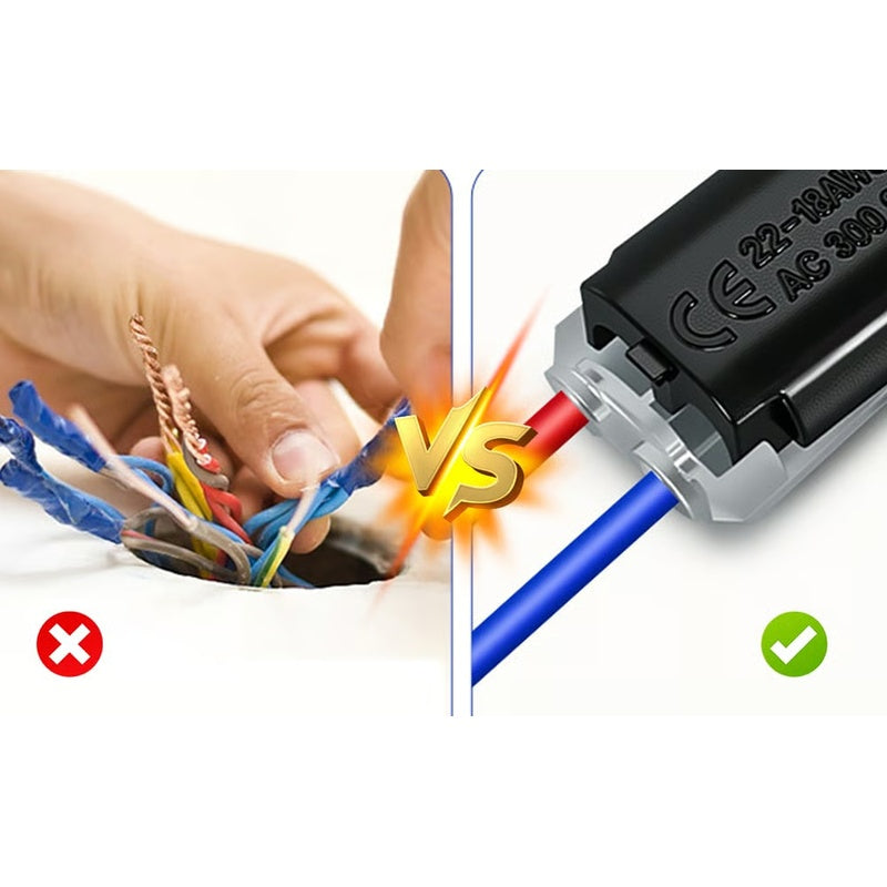 Wire Nut Killer:  Double-Wire Push-In Connector